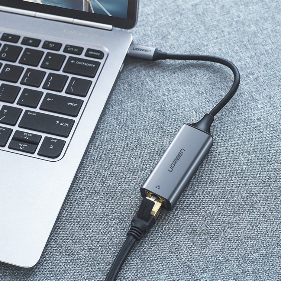 Network Card UGREEN CM199, RJ45, USB-C, Gray