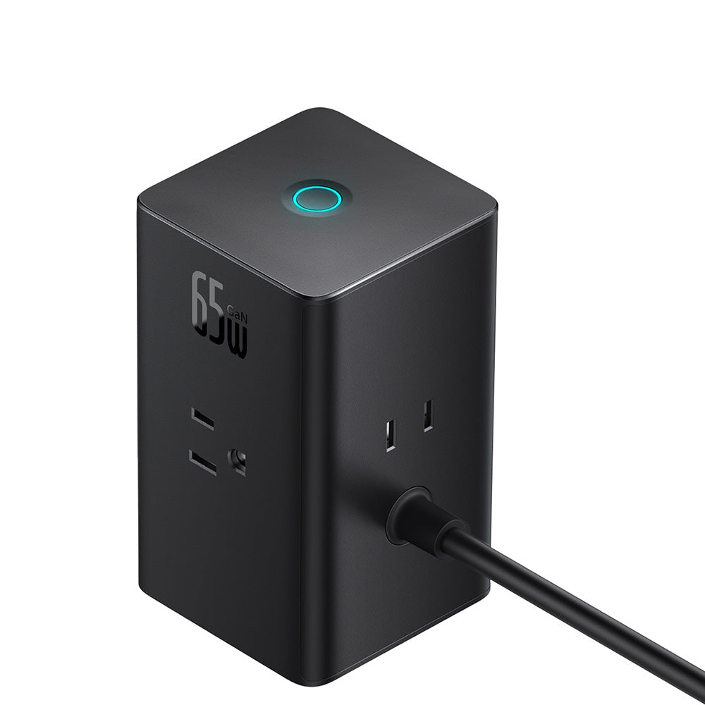Baseus PowerCombo US Extension, 3 x Sockets, Black PSLR000101