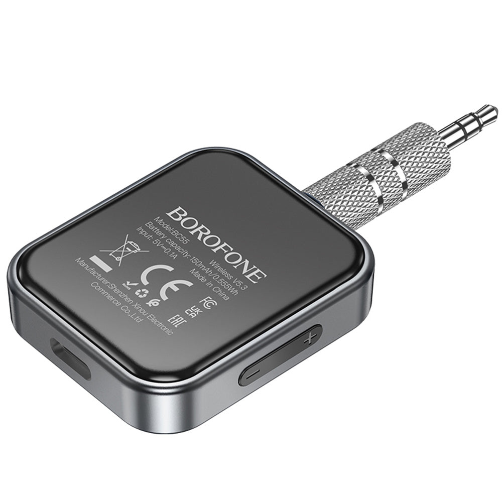 Borofone BC55 Suave Bluetooth Receiver, Black