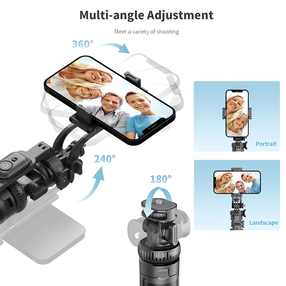 Selfie Stick Bluetooth Techsuit C05, Universal, Black