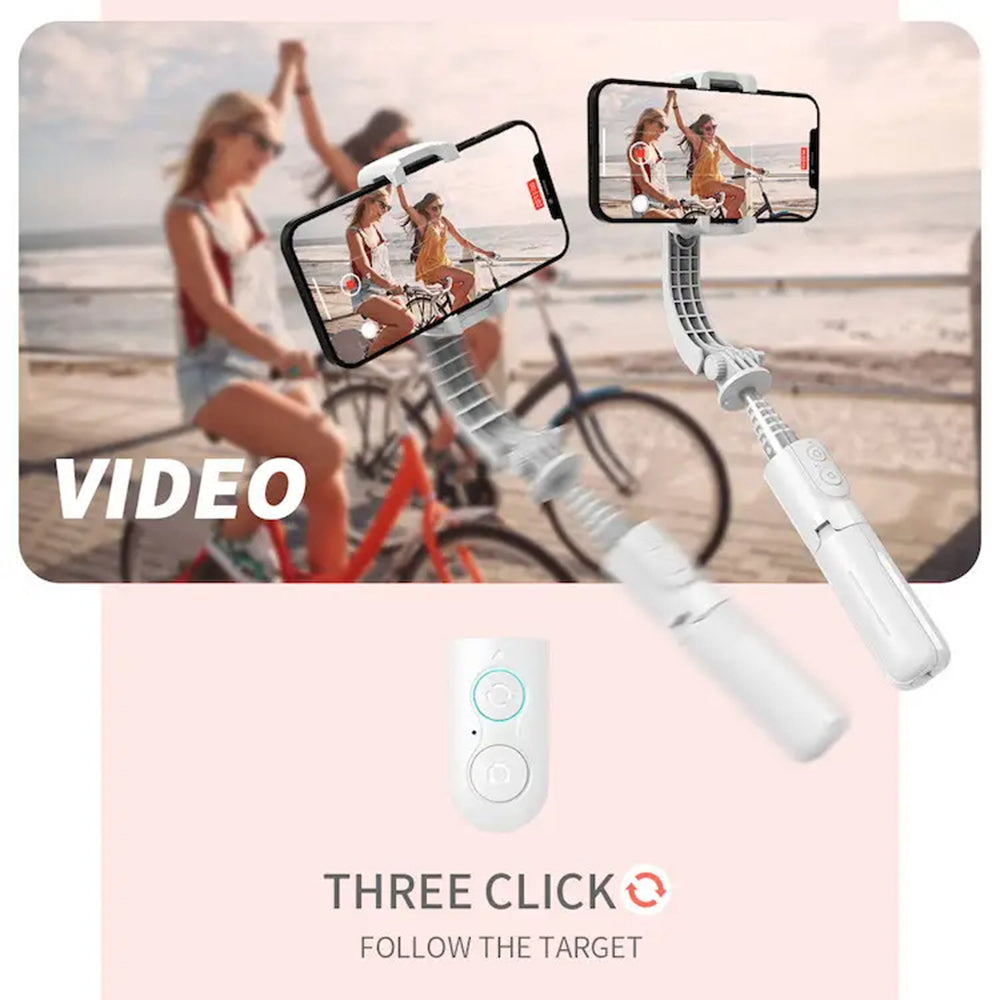 Selfie Stick Bluetooth Techsuit L08Mini, Universal, Black