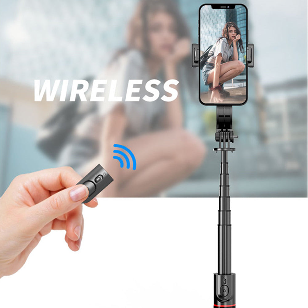 Selfie Stick Bluetooth Techsuit L12, Universal, Black