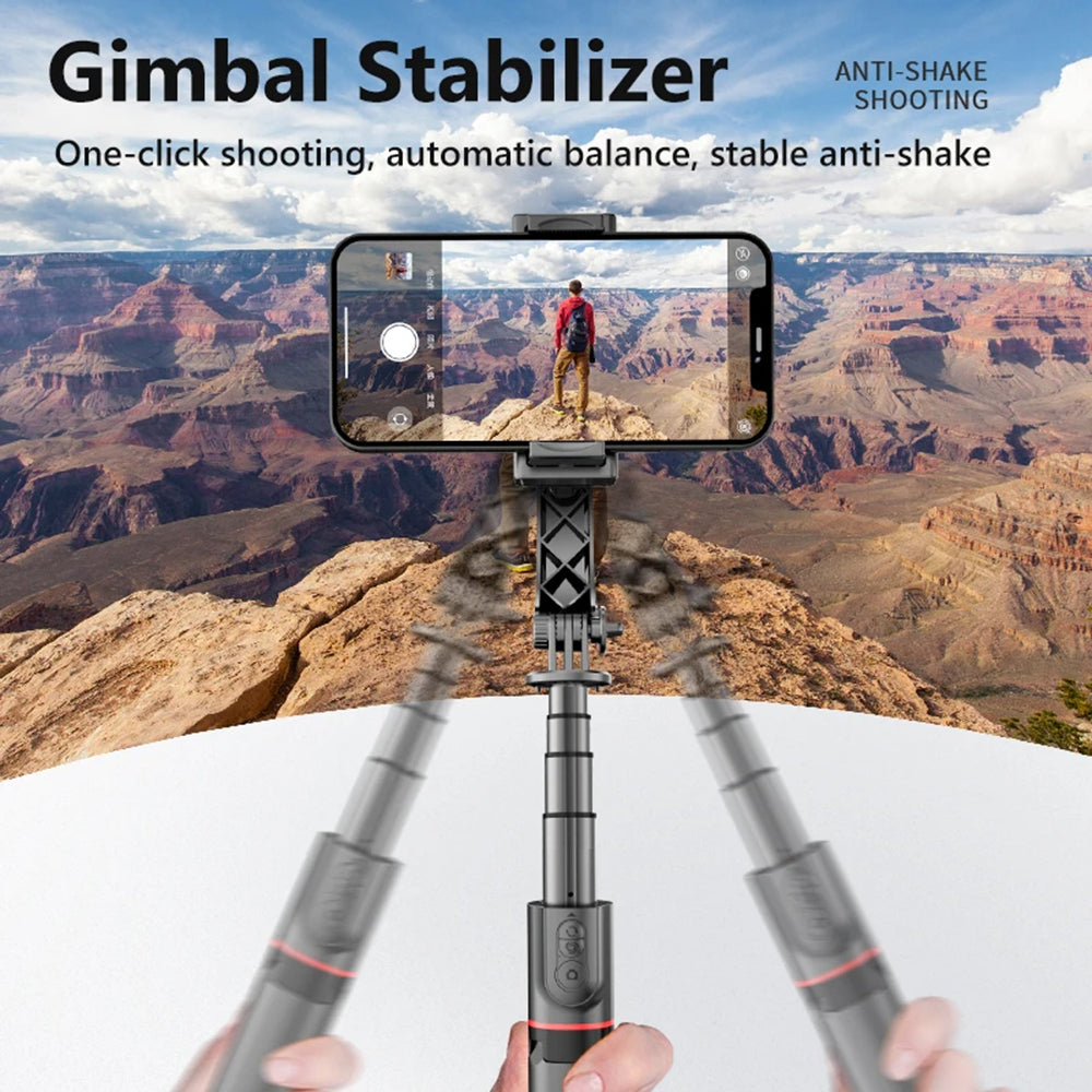 Selfie Stick Bluetooth Techsuit L19, Universal, Black