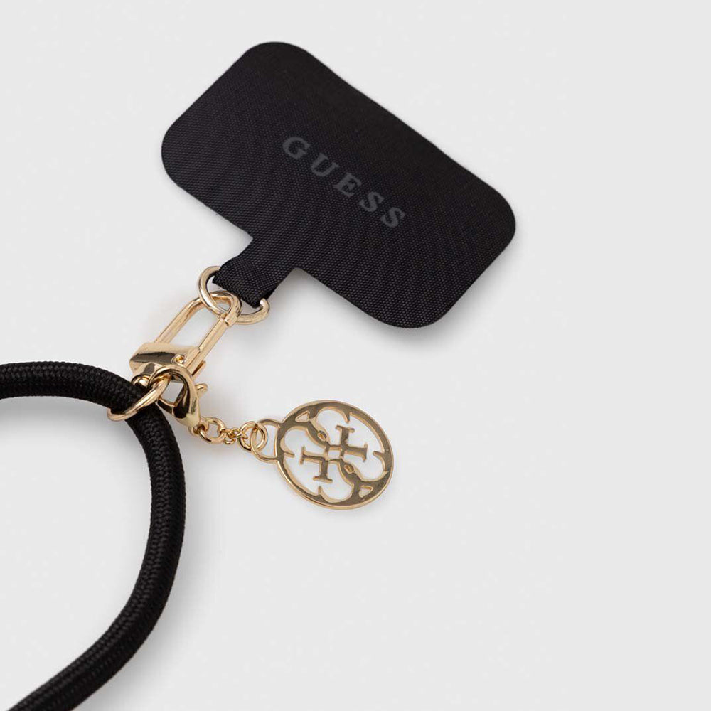 Guess CBDY 4G Charm Phone Lanyard, Black