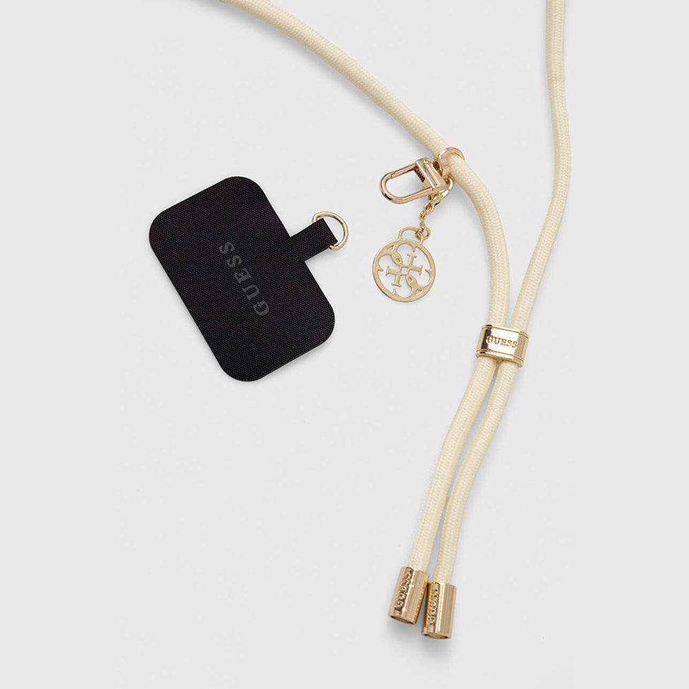 Guess CBDY 4G Charm Phone Lanyard, Black