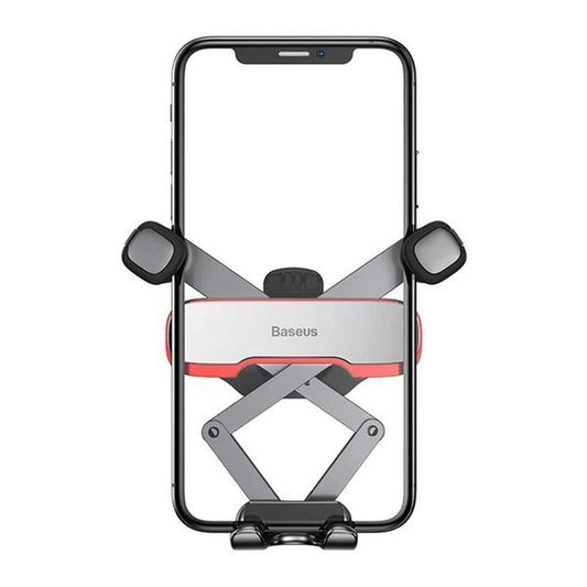Baseus Mr Hui Gravity Series Car Holder, 4.7inch - 6.5inch, Silver SUYL-HU0S