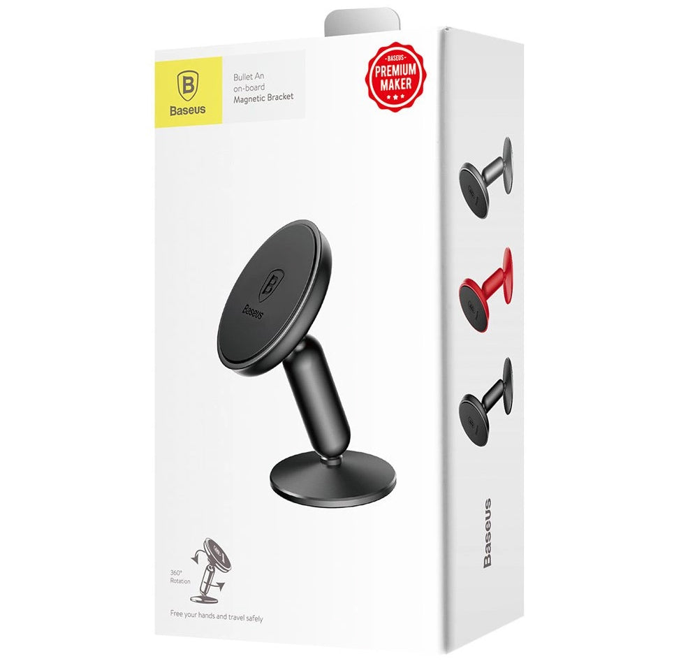 Baseus Magnetic Car Holder, Universal, Black SUYZD-01