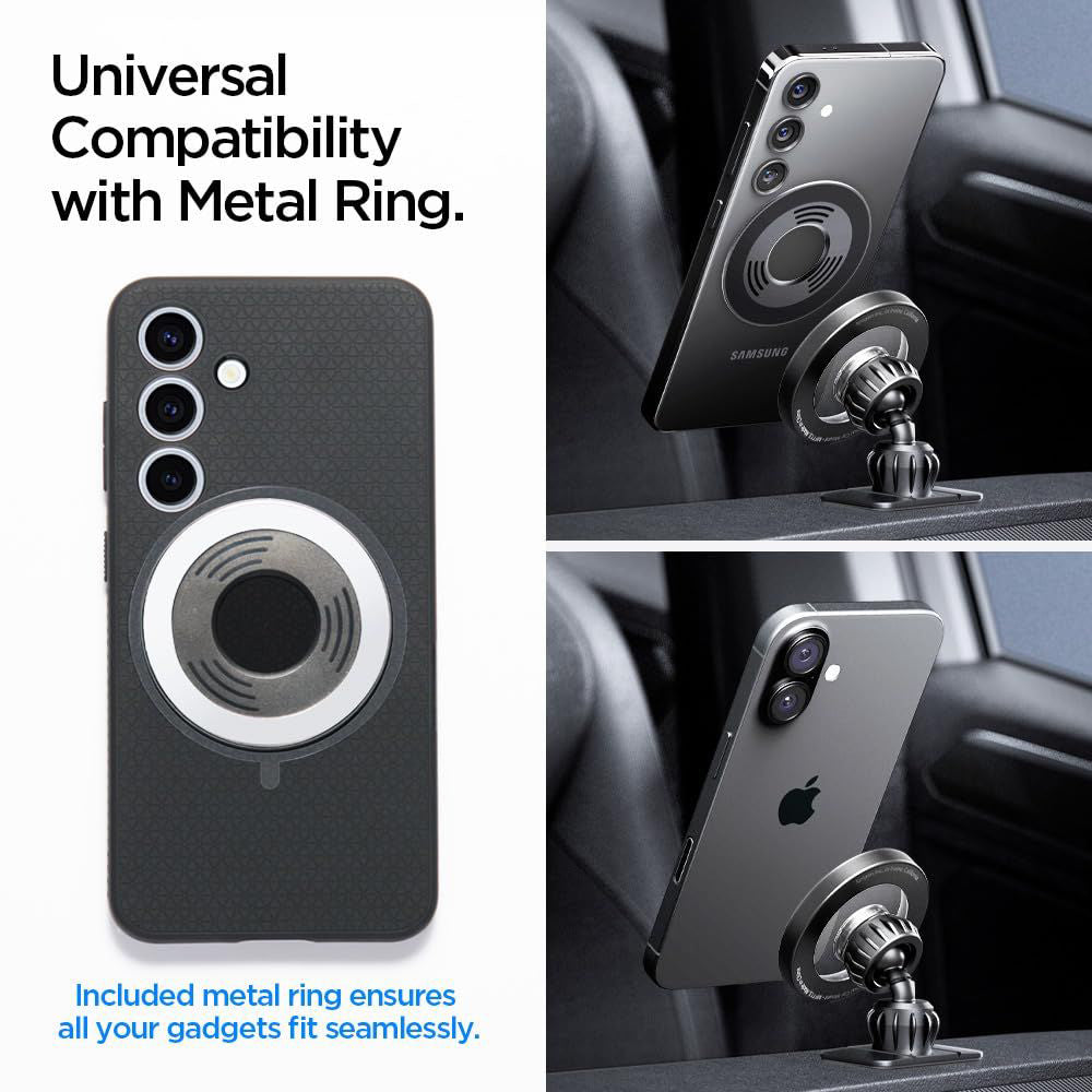 Spigen MFT13 Universal Magnetic Car Holder, Silver ACP08314