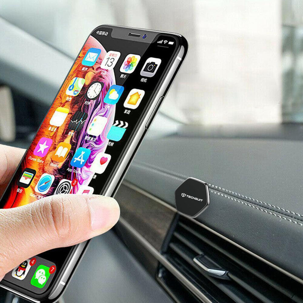 Techsuit HOLD210-C Magnetic Car Holder, Universal, Black