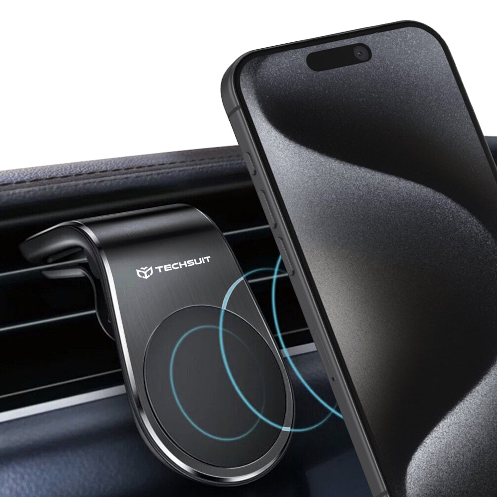 Techsuit S7 Universal Magnetic Car Holder, Silver
