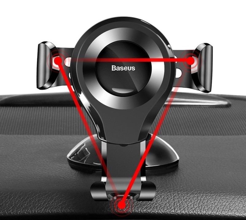 Baseus Osculum Gravity Universal Car Holder, SUYL-XP01 Black
