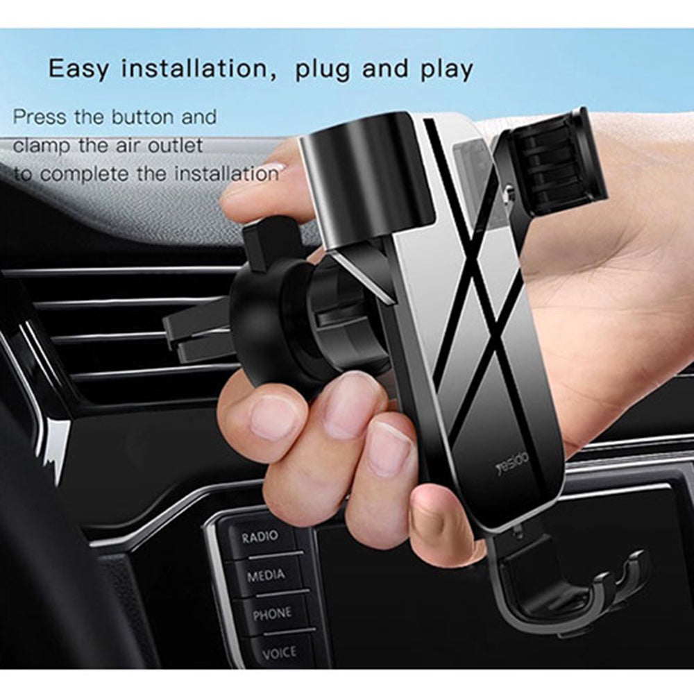 Yesido C87 Universal Car Holder, Black