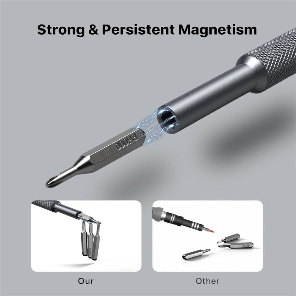 Axth Screwdriver, 37in1, Gray
