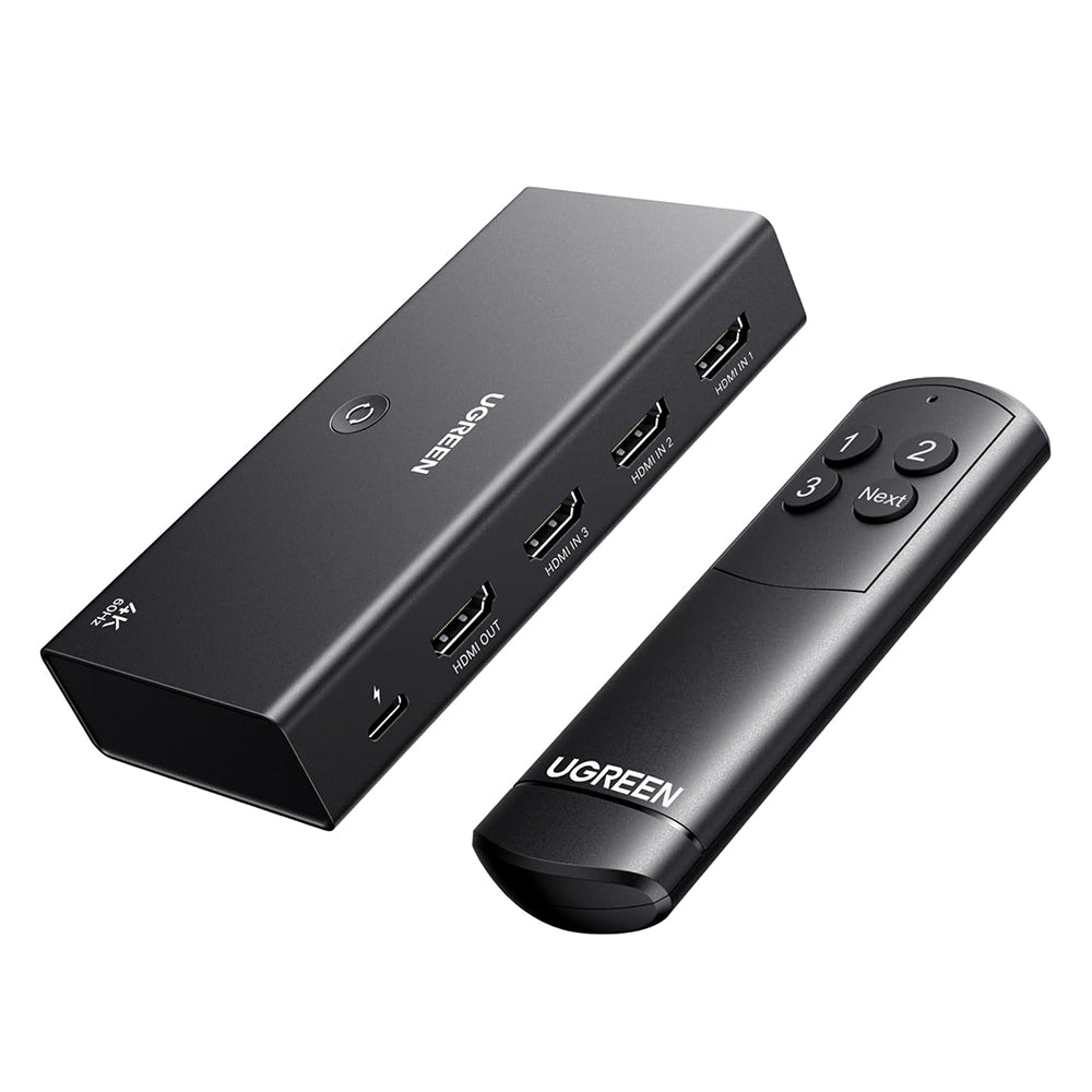 UGREEN AW504 (55857) HDMI Video Switch, Black