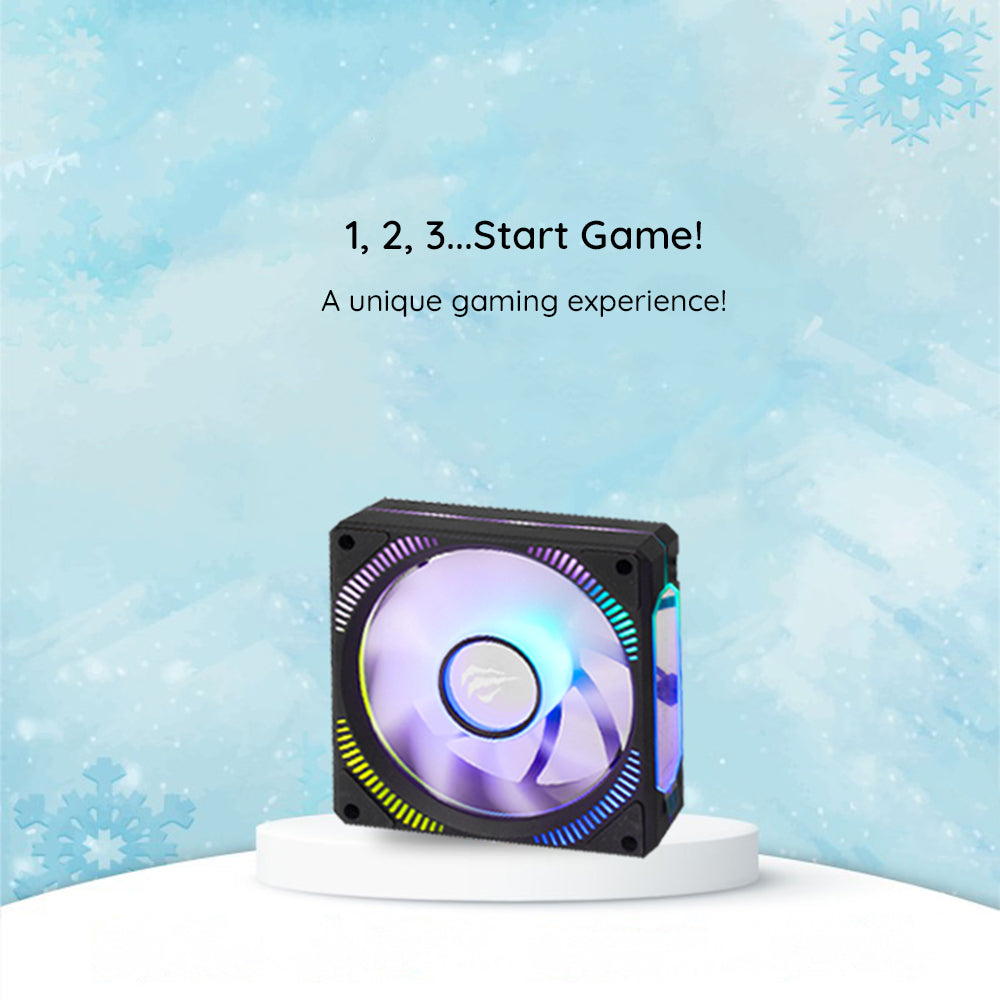 HAVIT F2096 Fan, RGB, 1800RPM, 30dB, 3W, Black