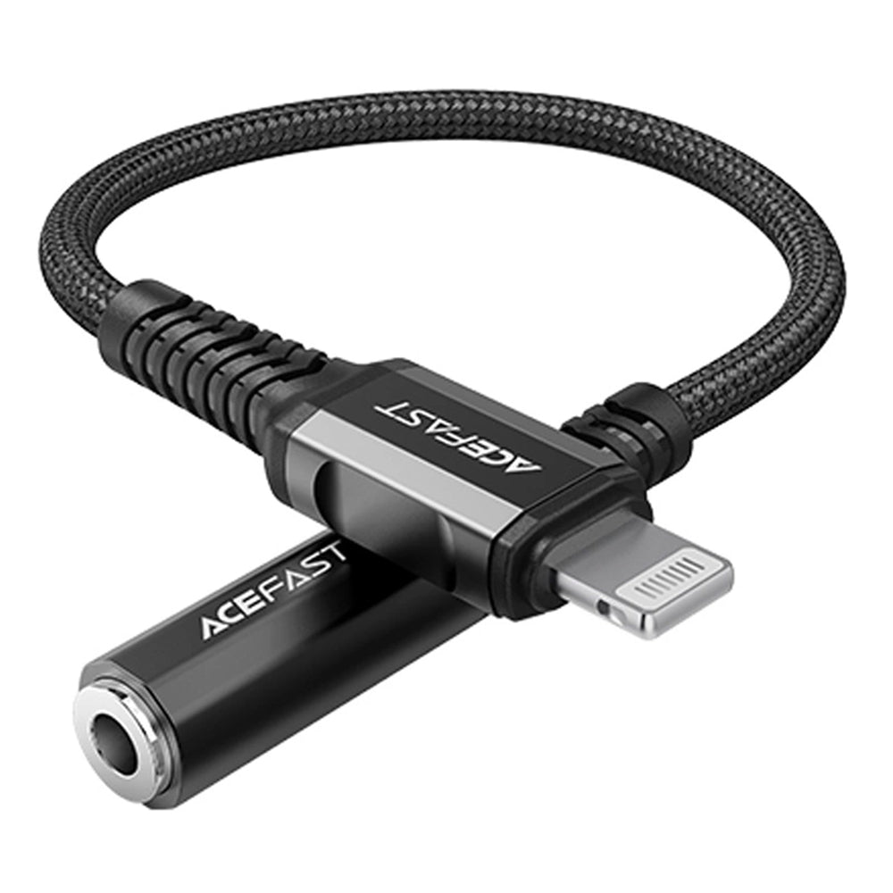 Lightning Audio Adapter - 3.5mm Acefast C1-05, Black
