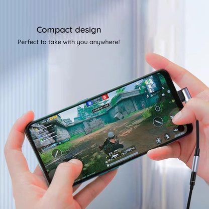 USB-C to 3.5mm Audio Adapter Techsuit AC7 MusicDox, Gray