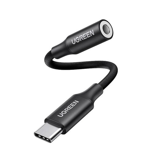USB-C to 3.5mm Audio Adapter UGREEN AV161, Black
