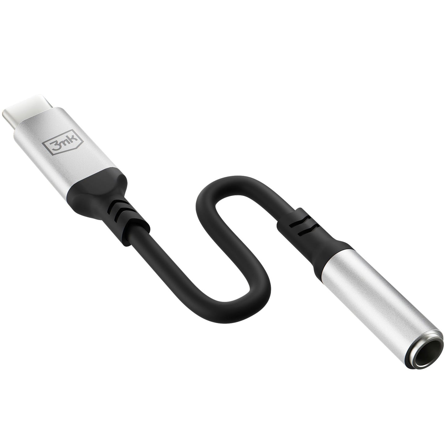 USB-C Audio Adapter - 3.5mm 3MK, Silver