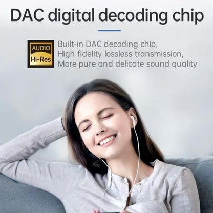 USB-C Audio Adapter - USB-C / USB-C McDodo CA-7670, Black