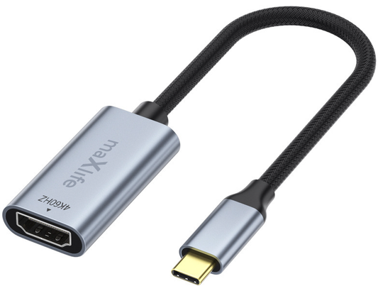 USB-C to HDMI Audio and Video Adapter MaXlife MXHC-01, Gray
