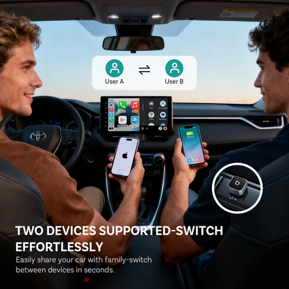 Ottocast Mini Cube Style C Wireless Carplay / Android Auto Adapter for Apple iPhone / Android Series CP88-T3