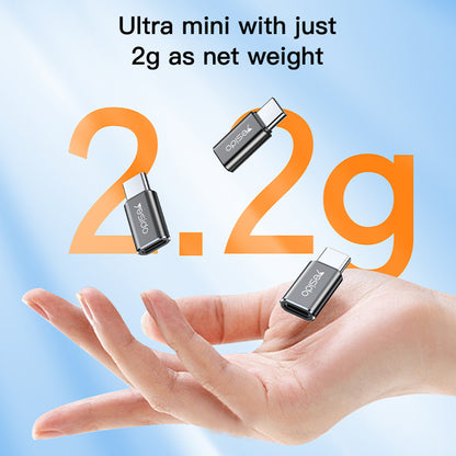Lightning Data and Charging Adapter - USB-C Yesido GS22, Gray
