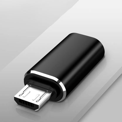 USB-C Data and Charging Adapter - Lightning / microUSB / USB-A Techsuit A19 TriFlashX 3in1, Black