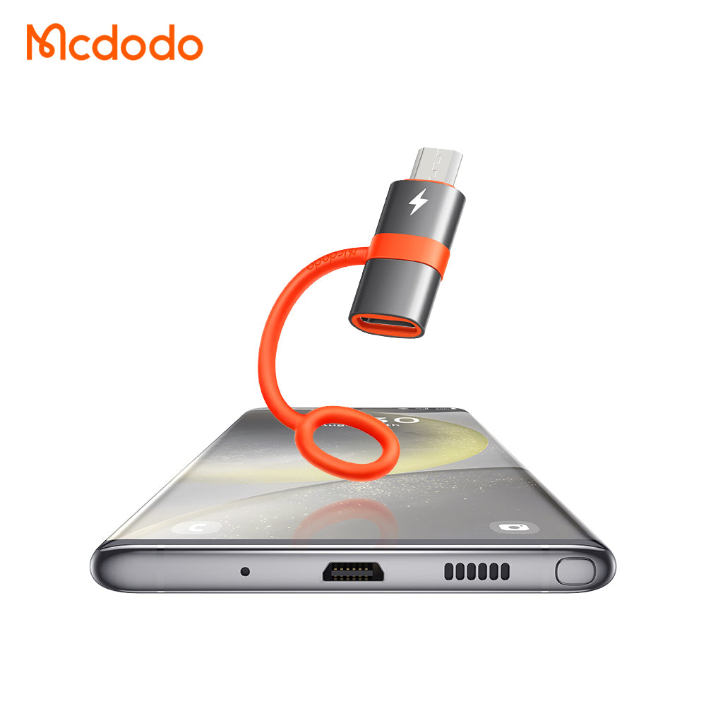 USB-C to microUSB Data and Charging Adapter McDodo OT-3820, Gray