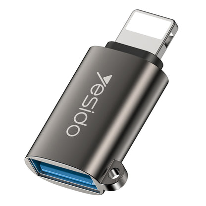 OTG Lightning - USB-A Yesido GS14 Adapter, Black