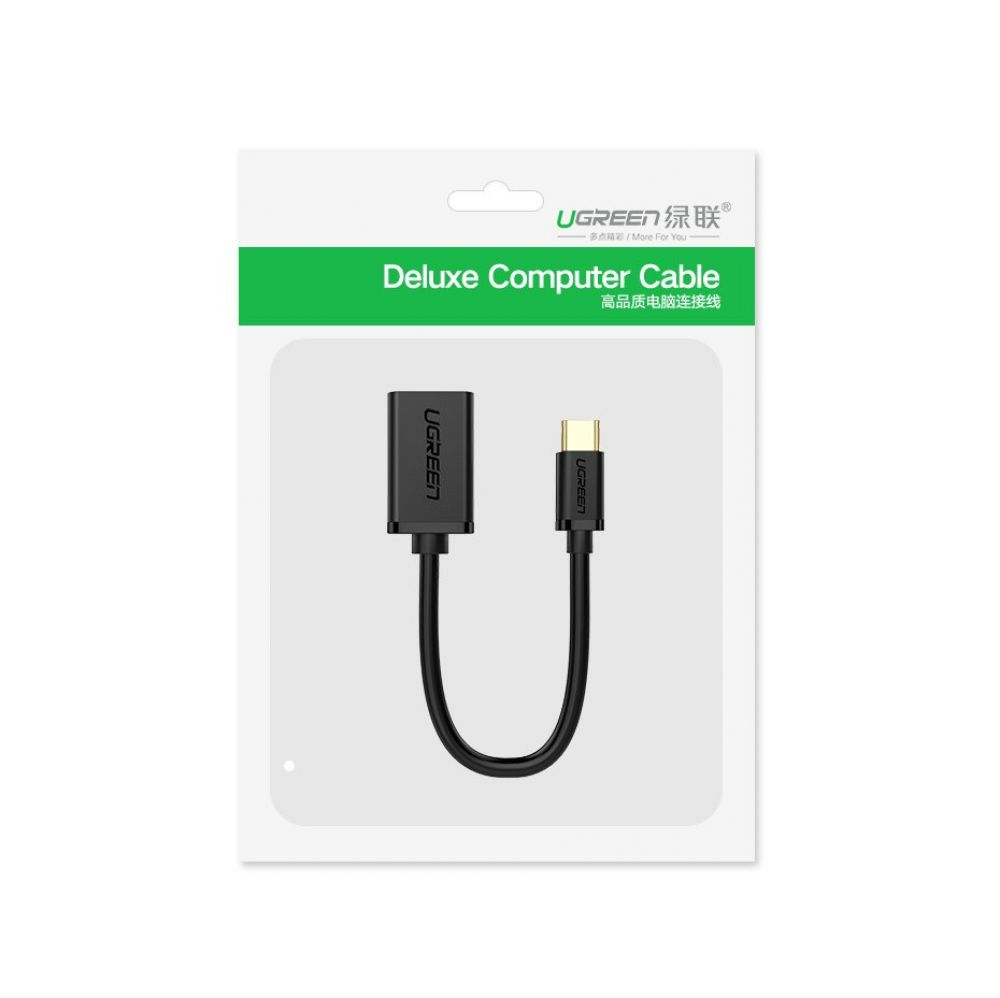USB-C to USB-A OTG Adapter UGREEN US154, Black 