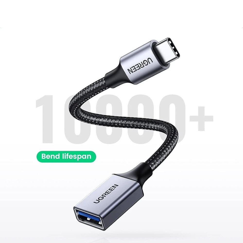 OTG USB-C - USB-A Adapter UGREEN US378 (70889), Gray
