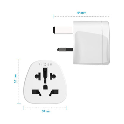Fixed Network Adapter EU / US / AUS - UK, White