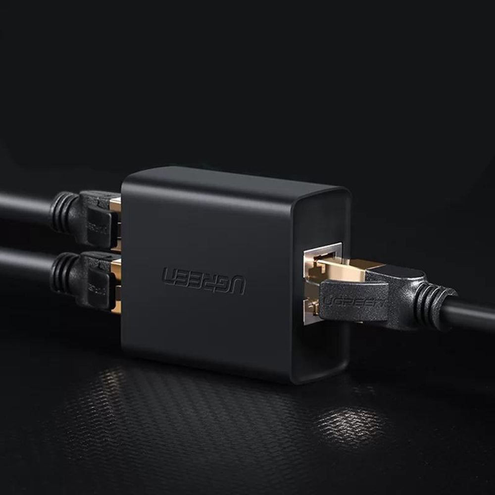 UGREEN CM210 Network Adapter, RJ45 - 2 x RJ45, Black