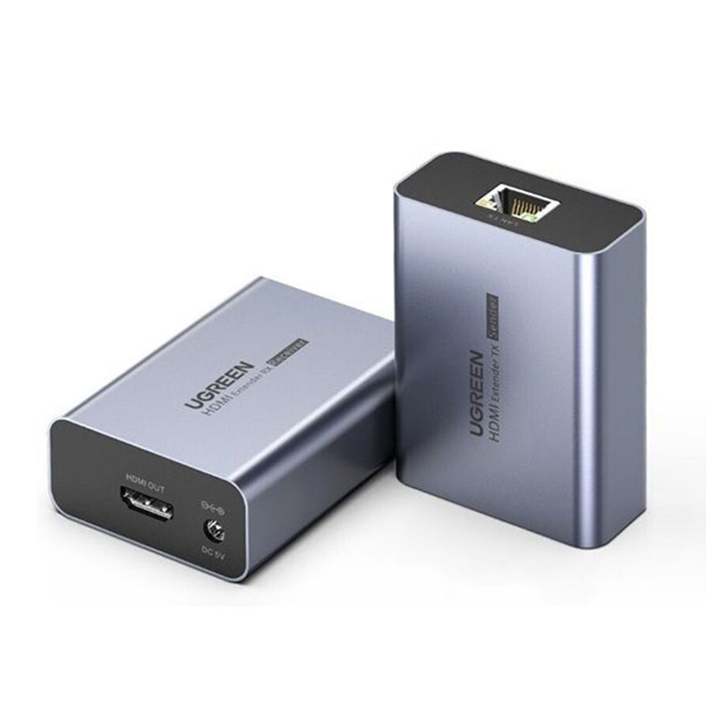 UGREEN CM455 Video Adapter (20519EU), HDMI - RJ45, 1080P, Gray