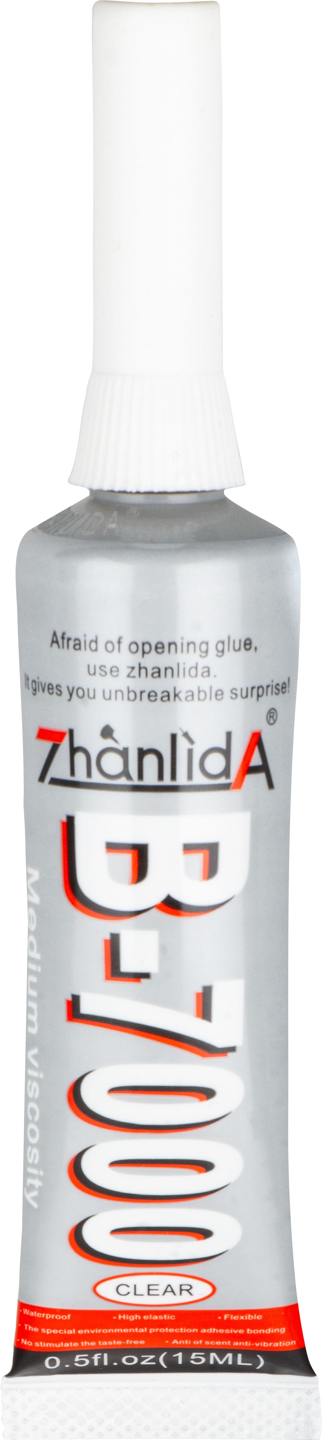 Zhanlida B-7000 Liquid Adhesive, 15ml, Transparent