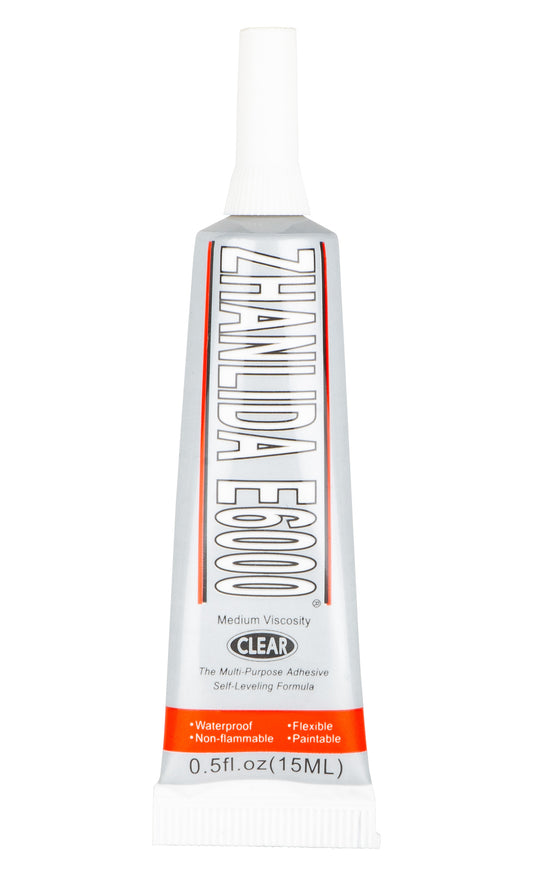 Zhanlida E-6000 Liquid Adhesive, 15ml, Transparent
