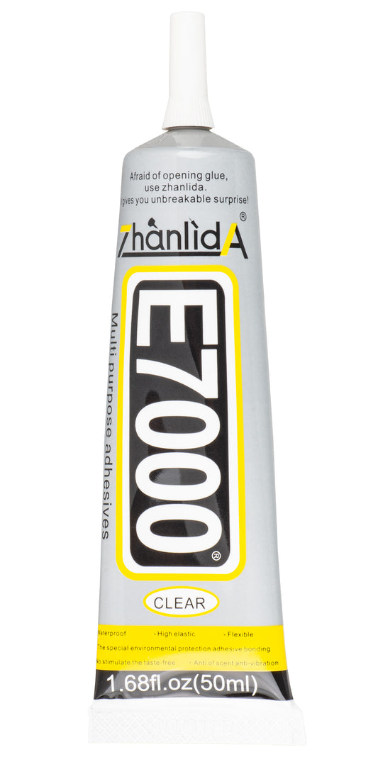 Zhanlida E-7000 Liquid Adhesive, 50ml, Transparent