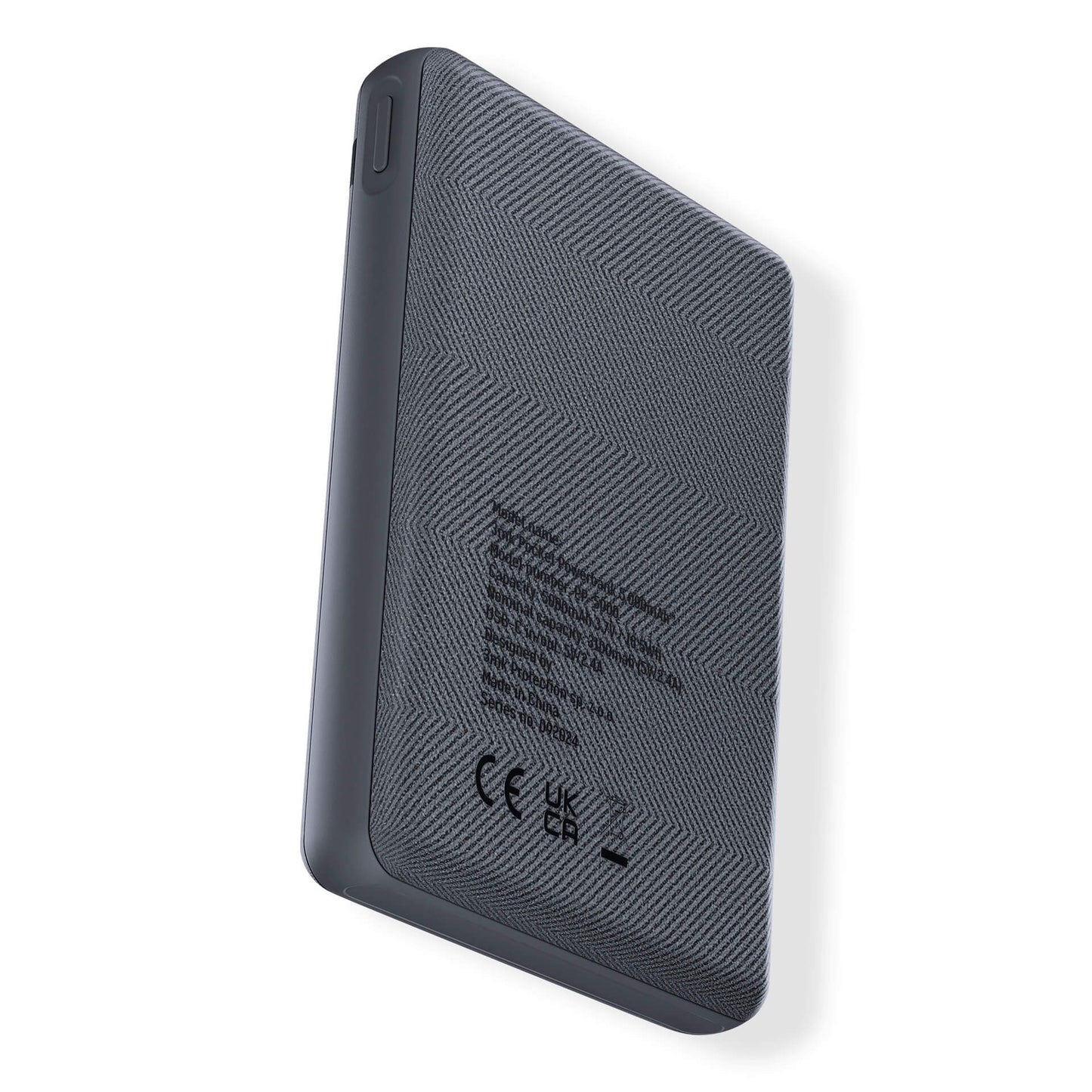 3MK Pocket External Battery, 5000mAh, 12W, 1 x USB-C, Gray