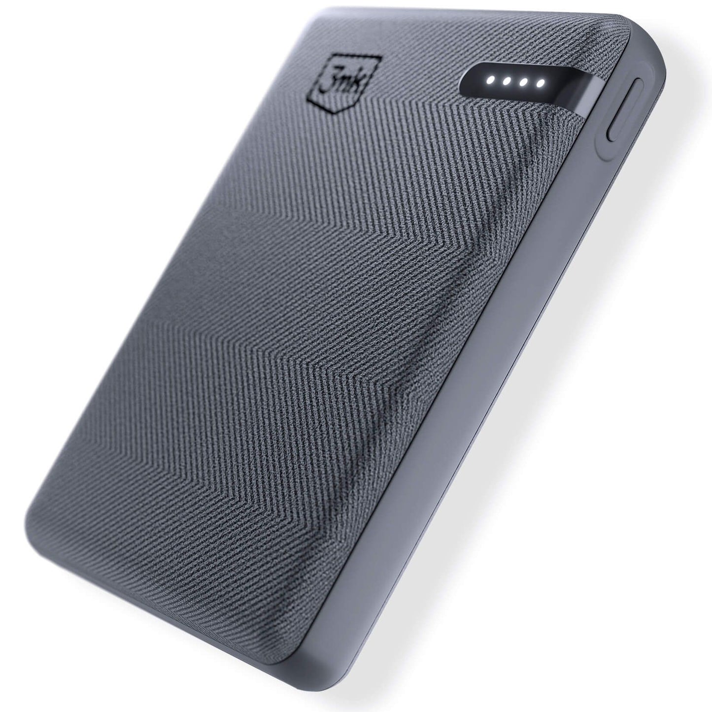 3MK Pocket External Battery, 5000mAh, 12W, 1 x USB-C, Gray