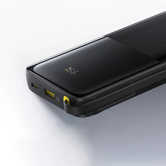 Baseus Bipow 2 External Battery, 20000mAh, 20W, QC + PD, 1 x USB-A - 2 x USB-C, Black P10077101113-01