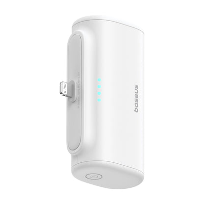 Baseus Compact External Battery, 5000mAh, 20W, PD, 1 x Lightning - 1 x USB-C, White P10068307213-00
