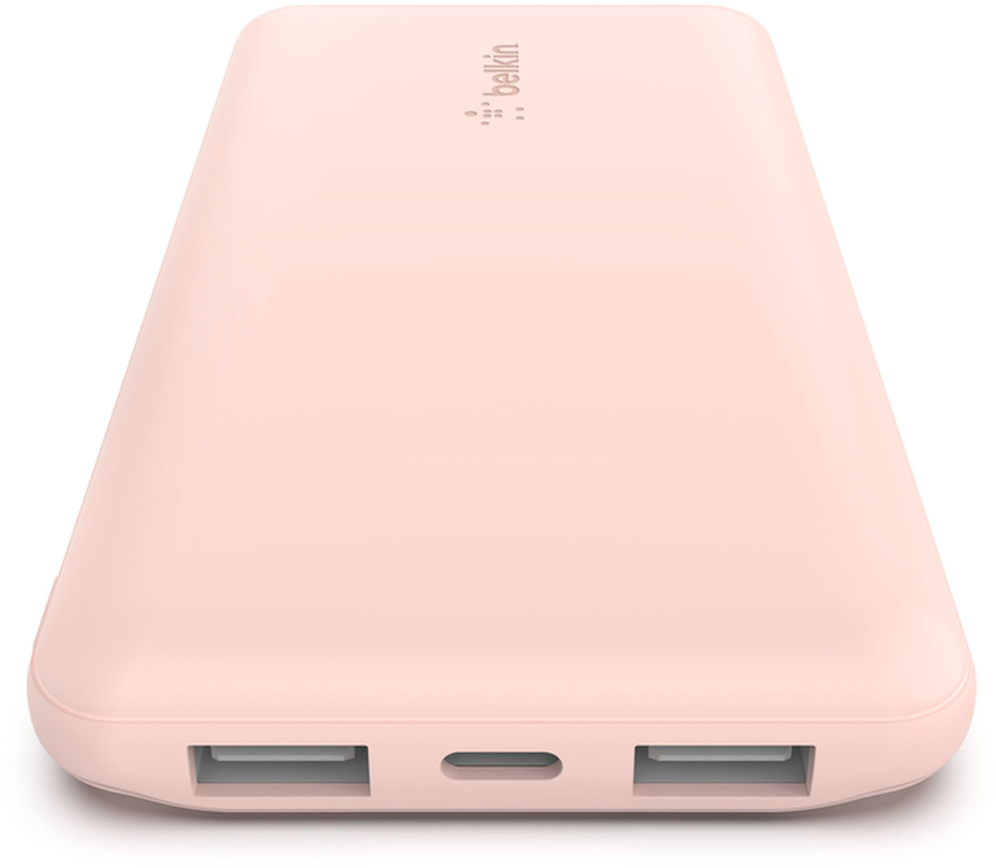 Belkin BoostCharge External Battery, 10000mAh, 15W, 1 x USB-C - 2 x USB-A, Pink BPB011btRG