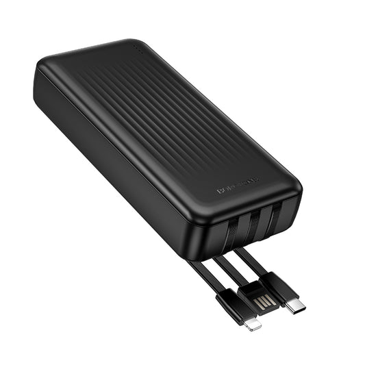 External Battery Borofone BJ79 Clever, 20000mAh, 10W, 1 x Lightning - 1 x USB-A - 1 x USB-C, Black