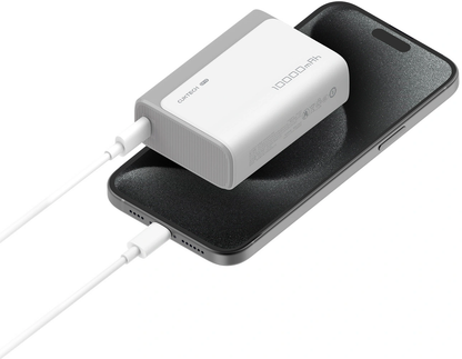Cuktech CP13 External Battery, 10000mAh, 30W, QC + PD, 1 x USB-A - 1 x USB-C, Gray