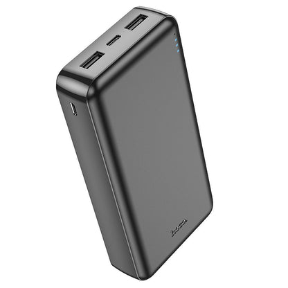 HOCO J100A External Battery, 20000mAh, 10W, 2 x USB-A, Black