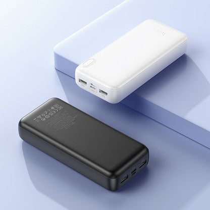 HOCO J128A External Battery, 20000mAh, 10W, 2 x USB-A, Black