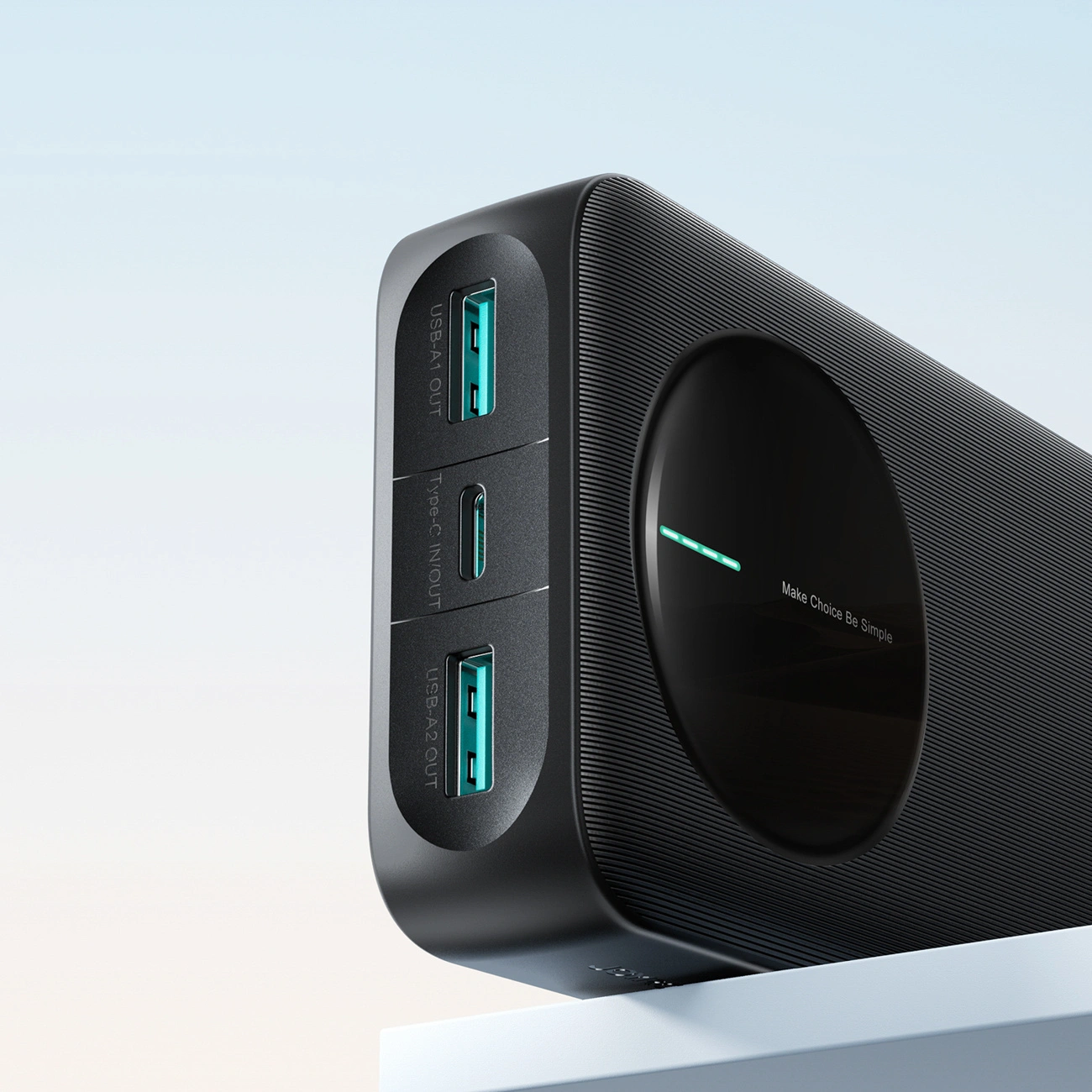 Joyroom JR-PBF14 Pro External Battery, 20000mAh, 22.5W, QC + PD, 1 x USB-C - 2 x USB-A, Black