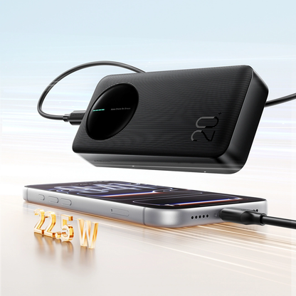 Joyroom JR-PBF14 Pro External Battery, 20000mAh, 22.5W, QC + PD, 1 x USB-C - 2 x USB-A, Black