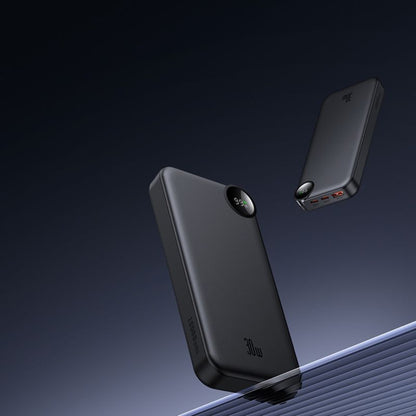 McDodo MC-3850 External Battery Display, 10000mAh, 30W, QC + PD, 1 x USB-A - 2 x USB-C, Black